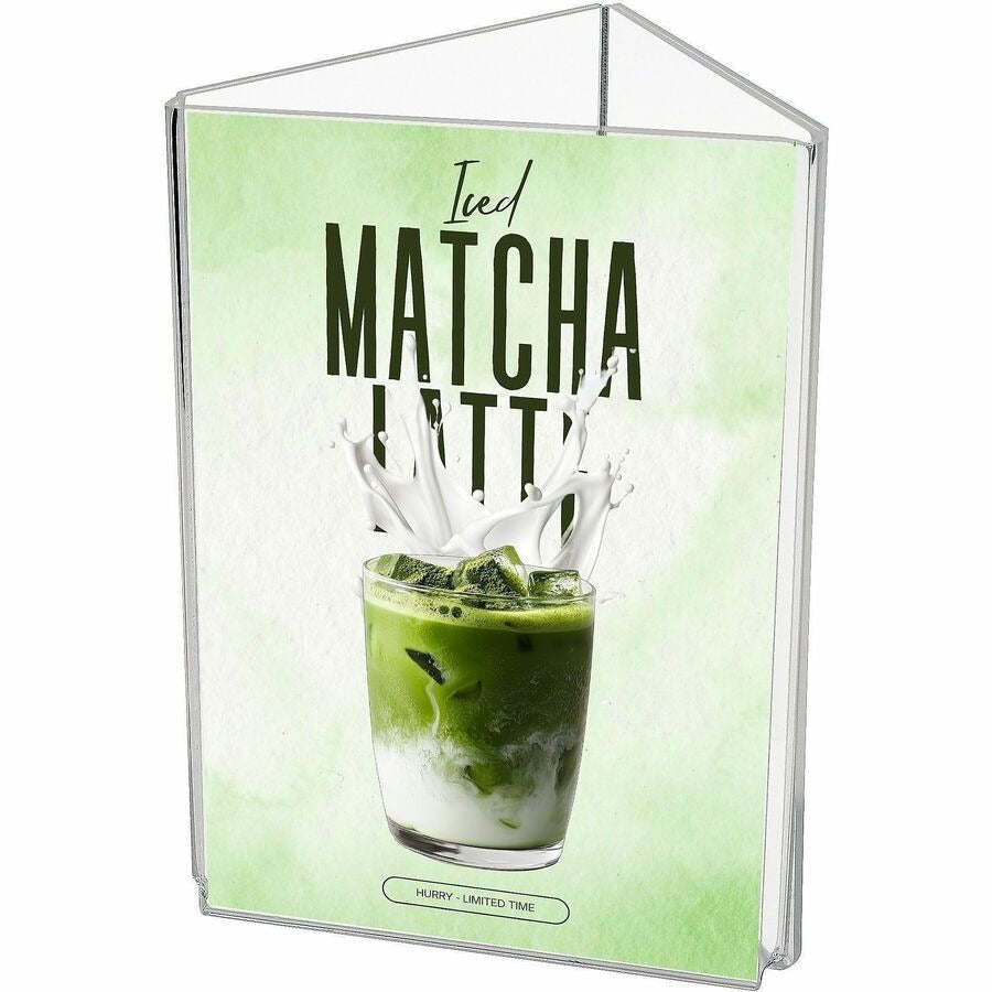 DEFLECTO Deflecto DEF4444 3-Sided Sign/Menu Holder (4 x 6 / 1 Each / 3-Sided) DEF4444