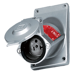 Hubbell UGRO20231 20 Amp 125 Volt 2-Pole 3-Wire NEMA 5-20R Metallic Straight Blade Receptacle