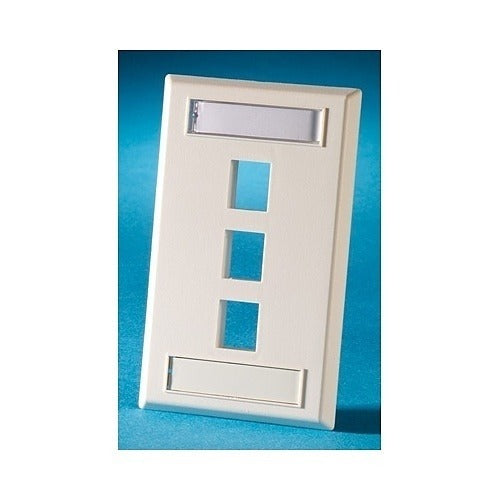 ORTRONICS Ortronics KSFP3 Keystone Faceplate 3-port Single Gang