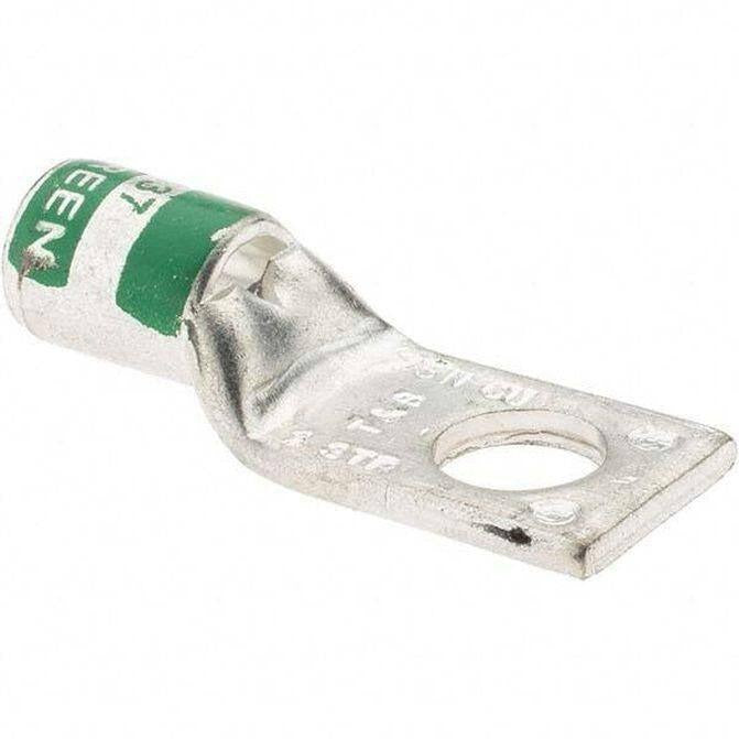 VALUE COLLECTION Value Collection BD-17215 Square Ring Terminal 3/8 in Stud (1.78 in Length, 1 AWG)