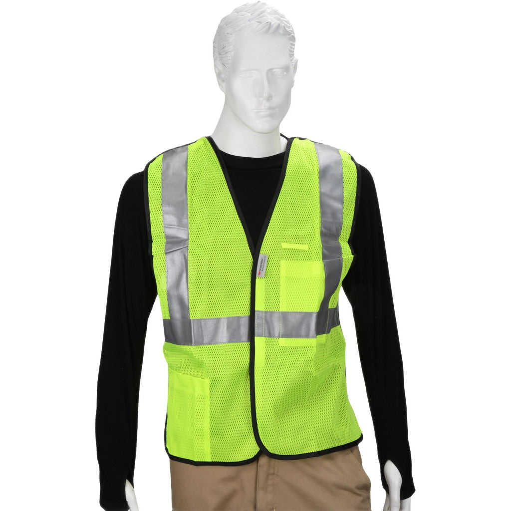 PRO-SAFE Pro-safe PS-BRK1-YL High Visibility Safety Vest Large