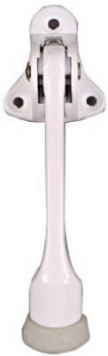 NATIONAL HARDWARE National Mfg N248-435 Kick Down Door Stop 4in White 5 Pack