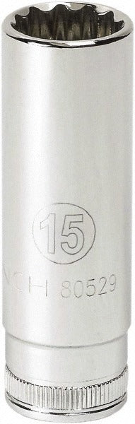 GEARWRENCH Gearwrench 80526 Deep Hand Socket 12mm 3/8 Drive