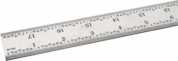 SPIROTHERM Spi 13-852-9 Steel Rule 18 Inch 5R Rigid Satin Chrome