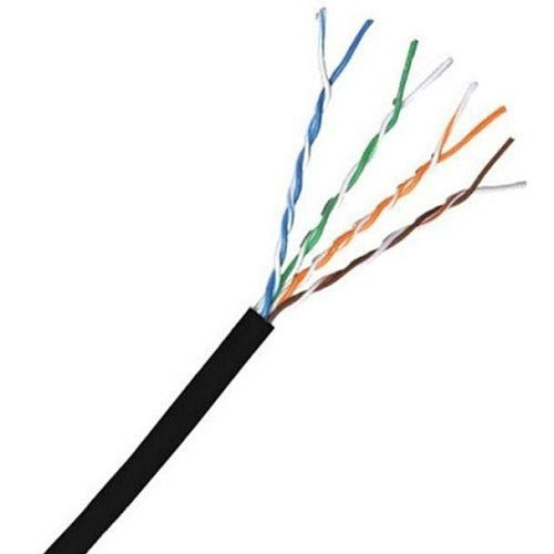 COMPREHENSIVE Comprehensive CAT6SHSTBLK-1000 Cat 6 Shielded Cable 1000ft