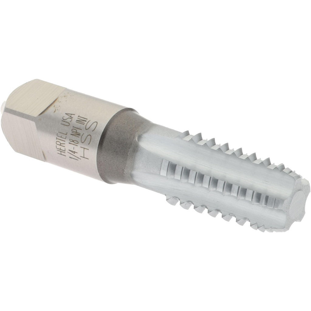 HERTEL Hertel R127267K-S 1/4-18 Npt Pipe Tap 5 Flute Hss Chrome