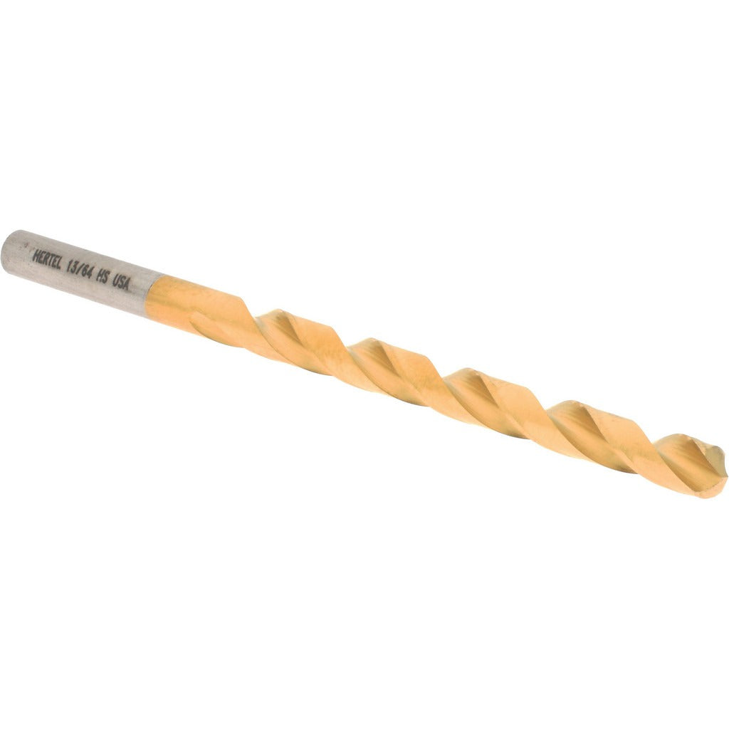 HERTEL Hertel 85704476 Jobber Drill Bit 13/64 Inch Hss Tin