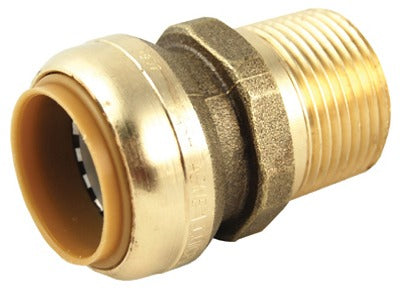 SHARKBITE Sharkbite U140LFA 1x1 Mip Push Fit Straight Connector