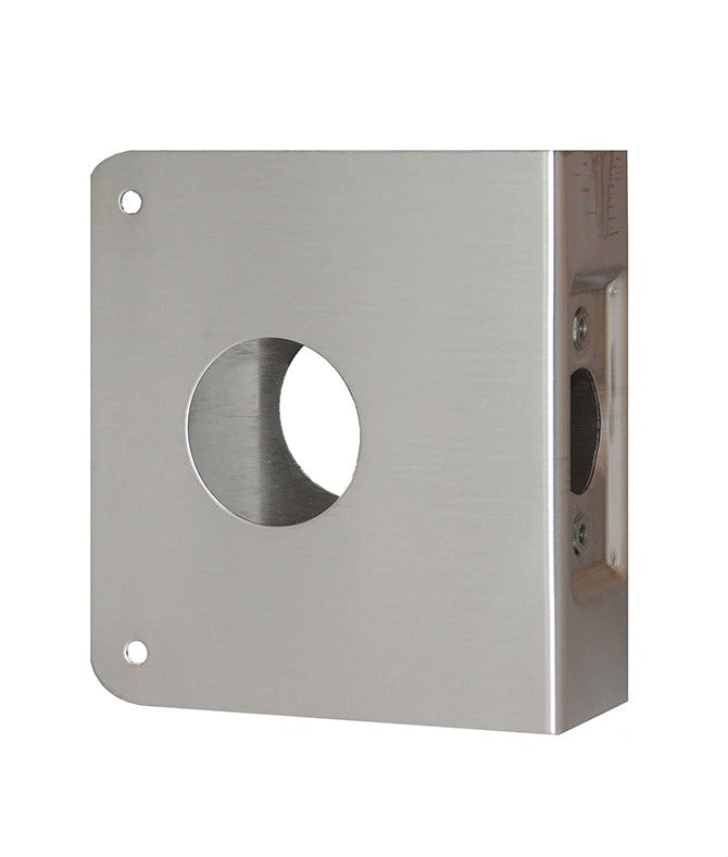 DON-JO Don-jo CW6S Wrap Around Deadbolt Plate Stainless Steel