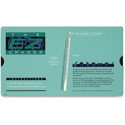 ADVANTUS Advantus Corp. AVT5703 E-z Grader Chart Green 95 Problems