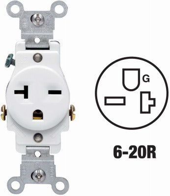 LEVITON Leviton Mfg Co S12-05821-0WS Spec Grade Outlet 10 Pack
