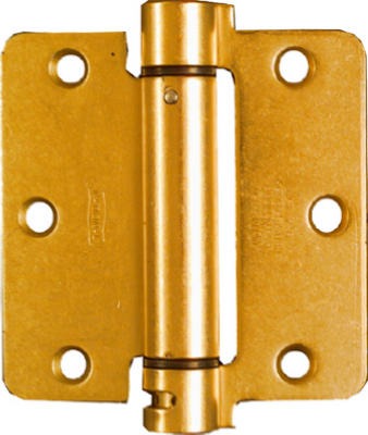 NATIONAL HARDWARE National Mfg N185-199 Brass Adjustable Spring Hinge 3.5in