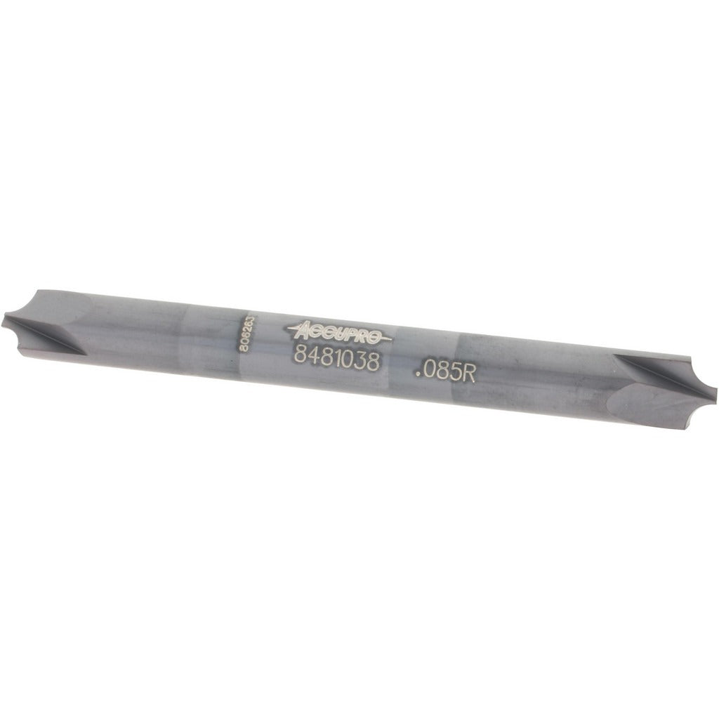 ACCUPRO Accupro 12180338 Corner Rounding End Mill 1/4 in 2 Flute