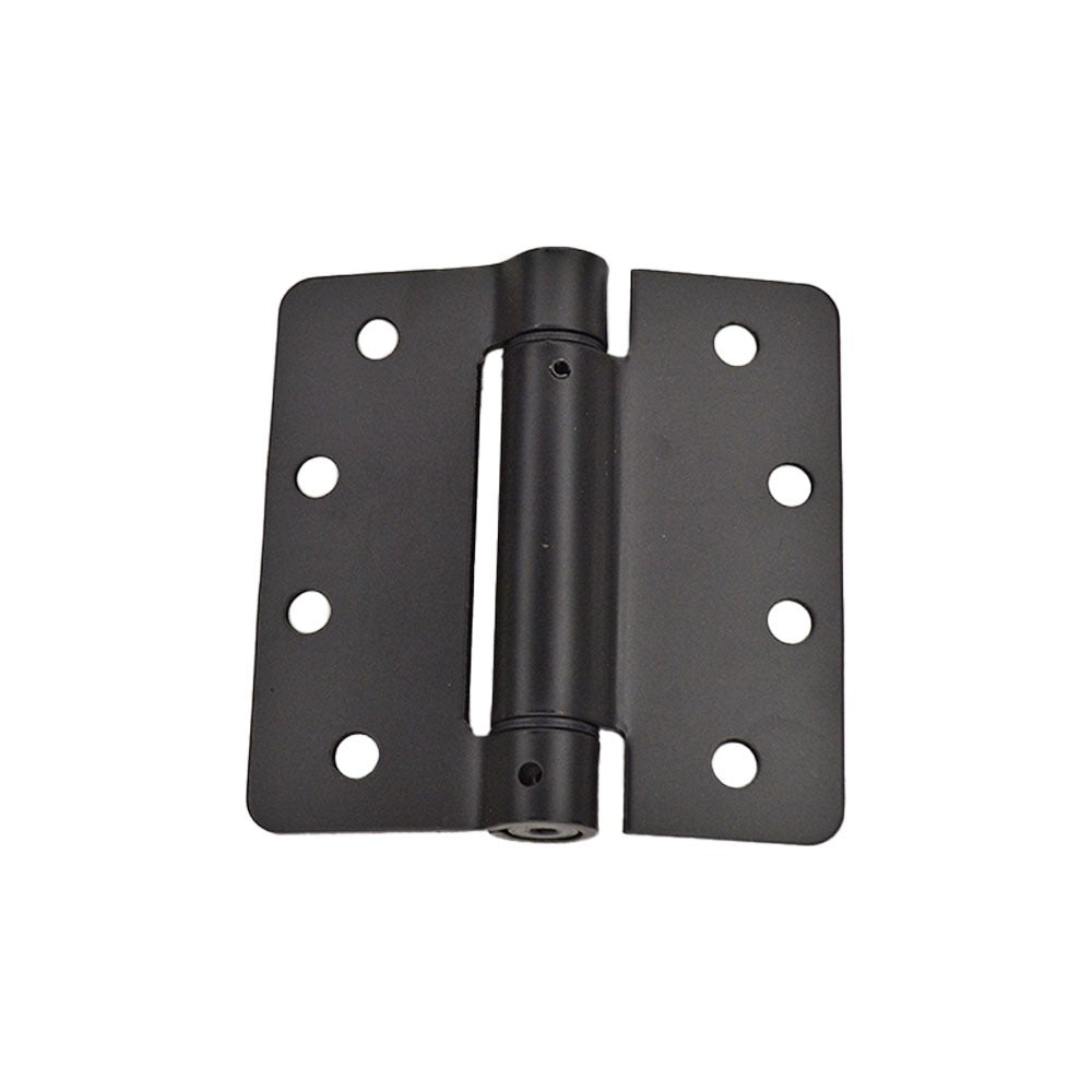 EMTEK Emtek 95024US19 Steel Spring Hinge Pair Flat Black Ul