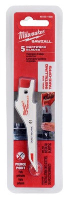 MILWAUKEE Milwaukee 48-00-1630 2in Ductwork Sawzall Blade 5 Pack