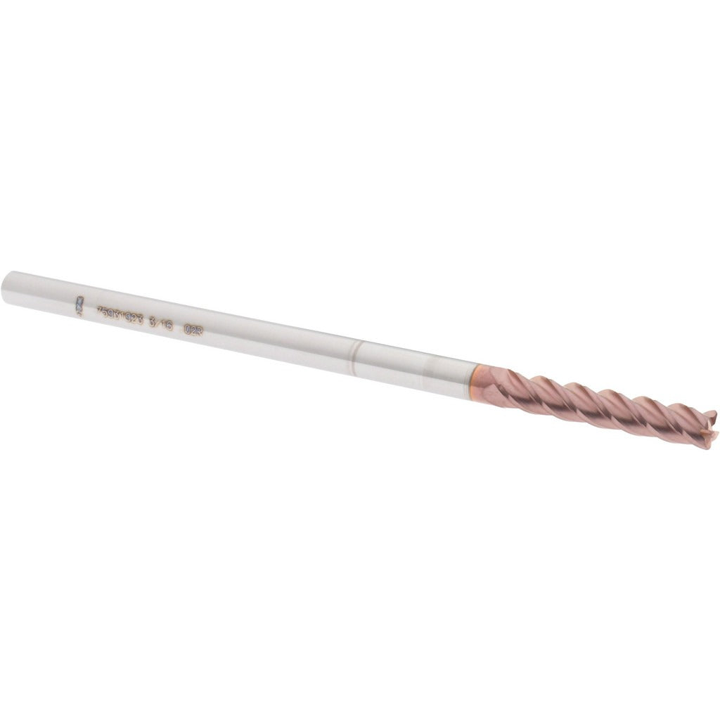 ACCUPRO Accupro 12183460 Corner Radius End Mill 3/16 in 4 Flute