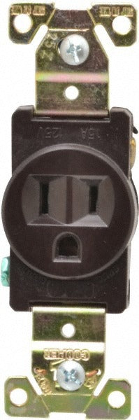 EATON Cooper Wiring Devices 5261B Nema 5-20R 20A Single Receptacle