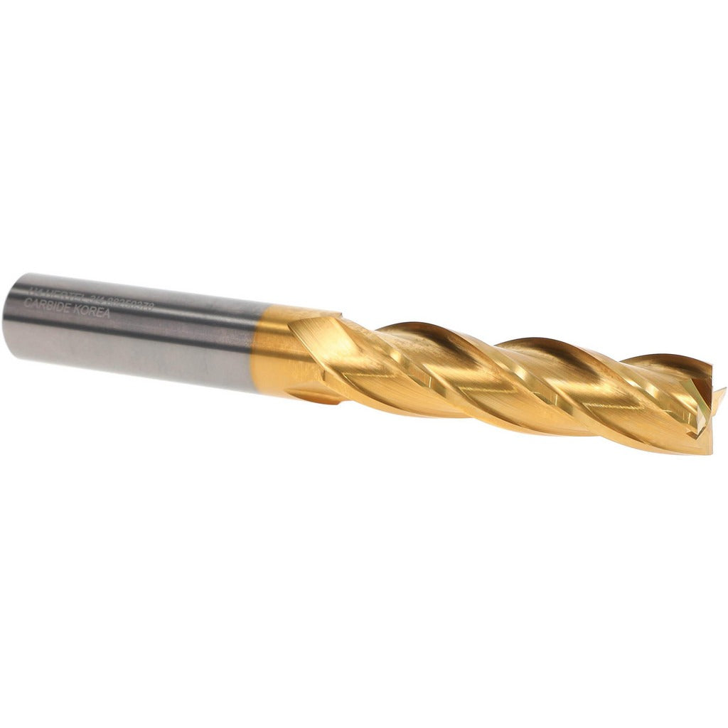 HERTEL Hertel 750238 Square End Mill 3/4 in 4 Flute Carbide Tin