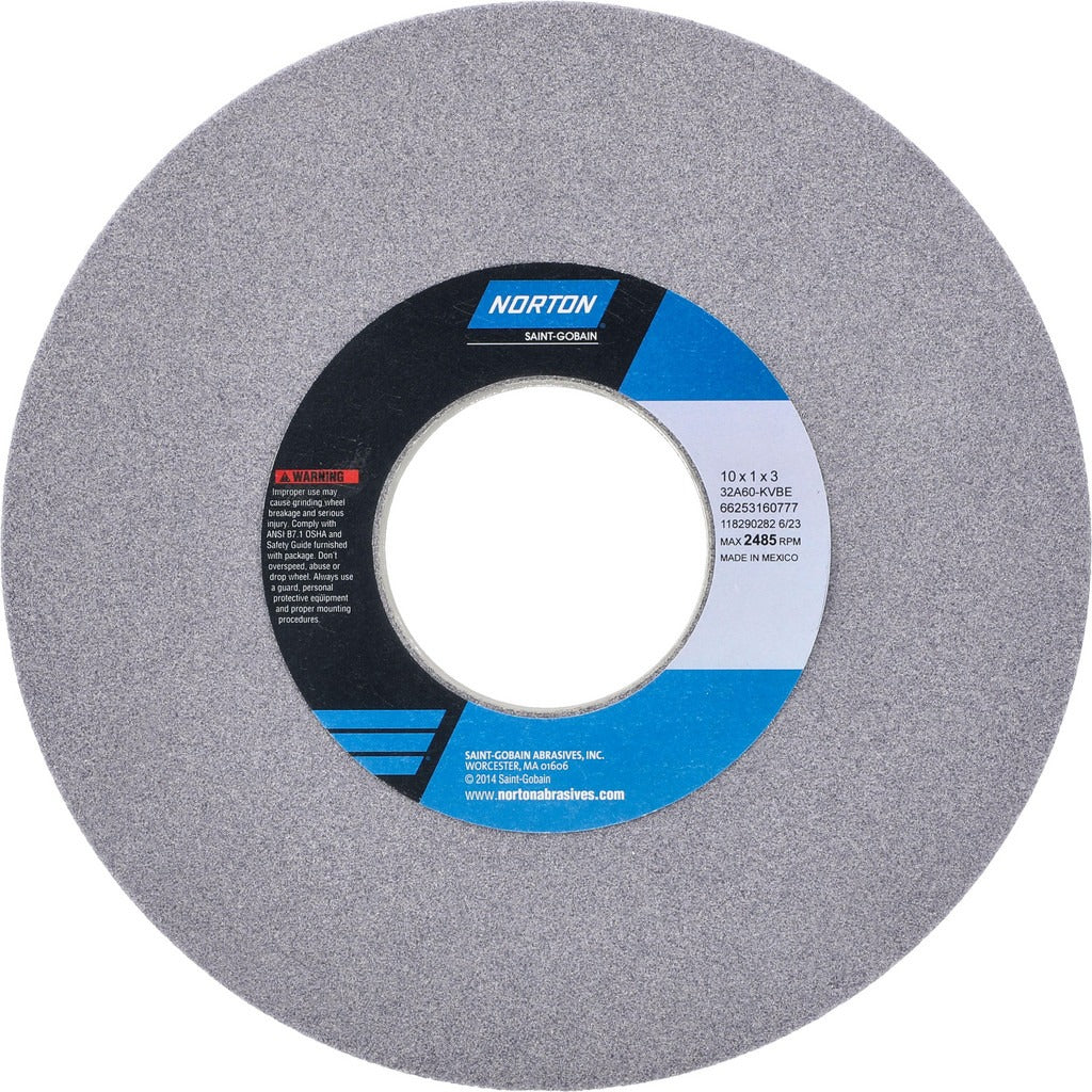 NORTON Norton 66253160777 Surface Grinding Wheel 10in 60 Grit
