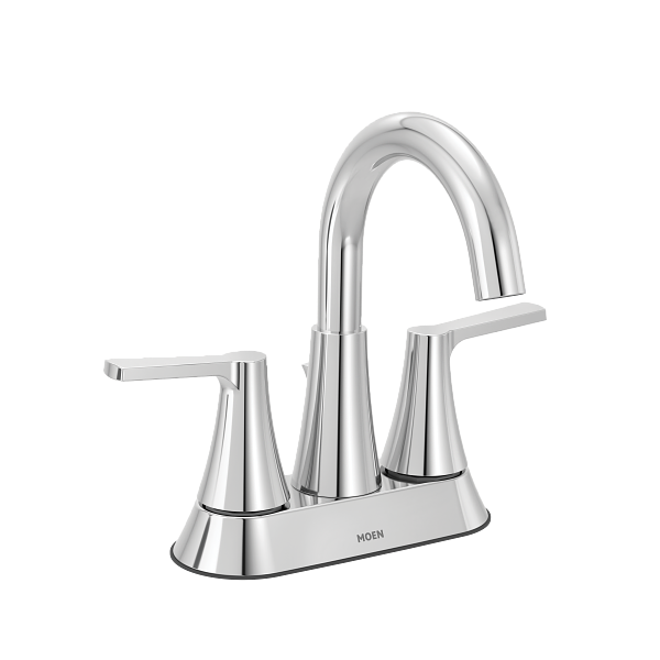 MOEN Moen 664432 Jase Two-Handle High-Arc Bathroom Faucet (High-Arc)