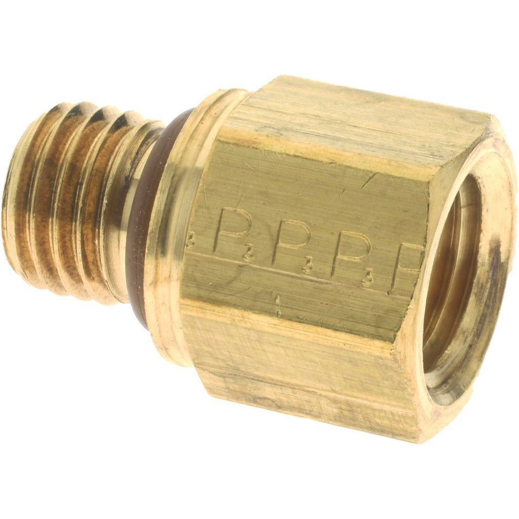 PARKER Parker 222P-4-MI12 Brass Iso Port Adapter Nptf M12