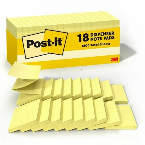 3M 3M MMMR33018CP Post-it Pop-up Refill Notes 3x3 18-pack