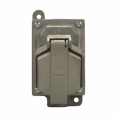 Crouse-Hinds ENR21201 1-Gang Receptacle Assembly, 20A-125V