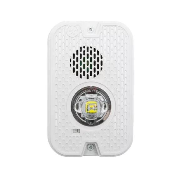 SYSTEM SENSOR System Sensor P2GRKLED L-Series outdoor compact wall-mounted horn strobe 16-33 VDC (compact wall) P2RK