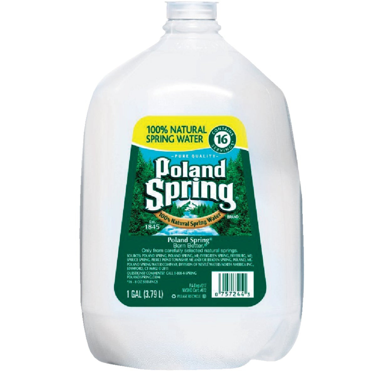 POLAND SPRING Poland Springs 12129638 Spring Water 1 Gallon