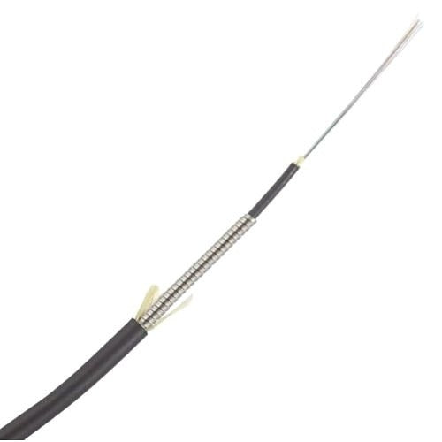 TINIFIBER Tinifiber TF12-OS2-PU-LCLC-2500-PE 12-fiber Armored Cable