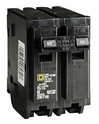 SQUARE D Square D HOM250CP 50A Double Pole Circuit Breaker 240V
