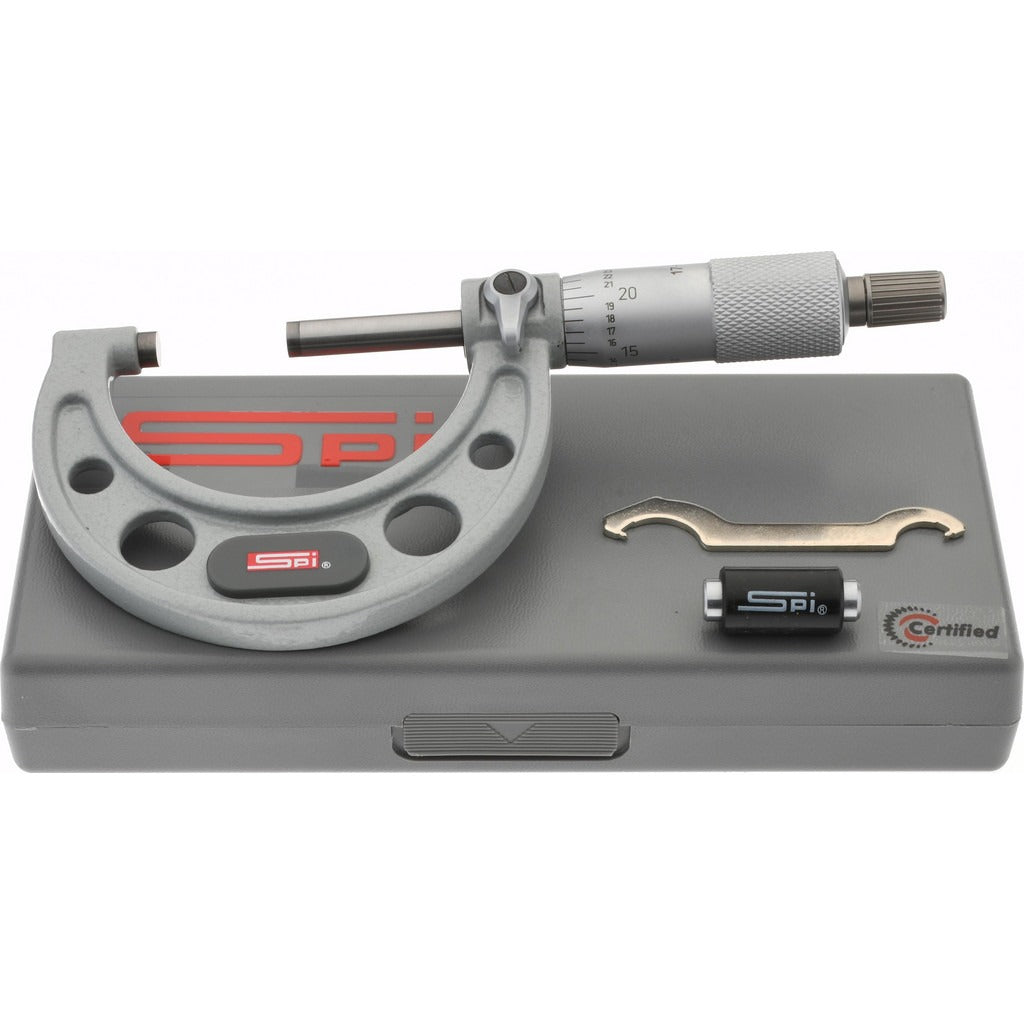 SPIROTHERM Spi CMS161205002 Outside Micrometer 2 Inch Ratchet Stop