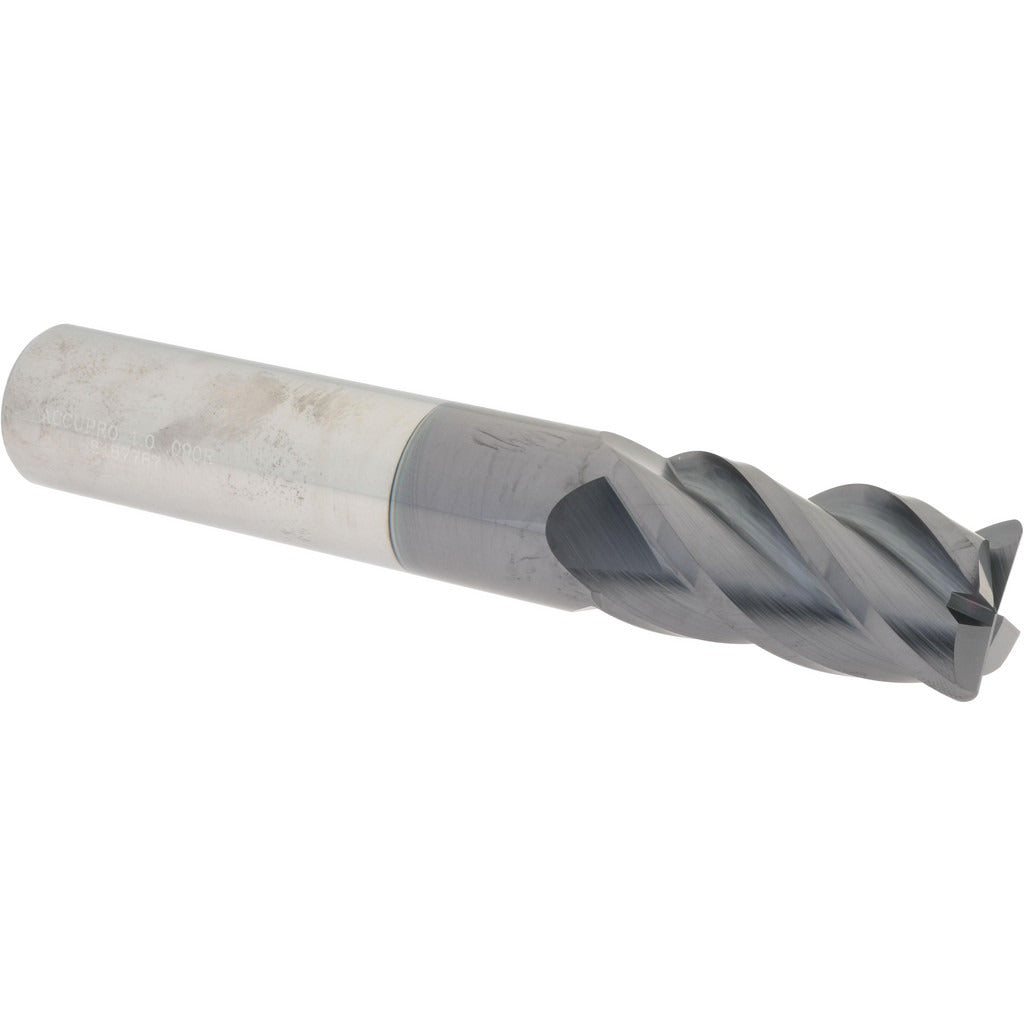 ACCUPRO Accupro 12183446 Corner Radius End Mill 1 in 4 Flute Carbide