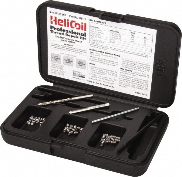 HELI-COIL Heli-coil 5401-2 Thread Repair Kit 8-32 Unc 36 Inserts