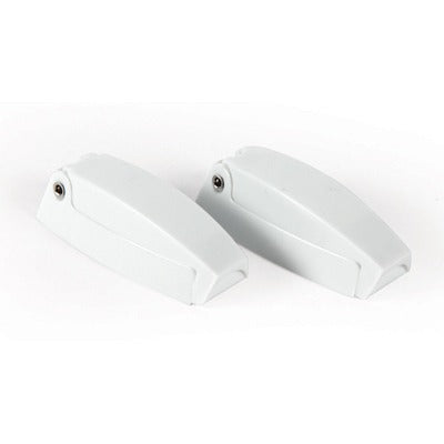 CAMCO Camco Mfg 44173 Baggage Door Catch Polar White 2 Pack