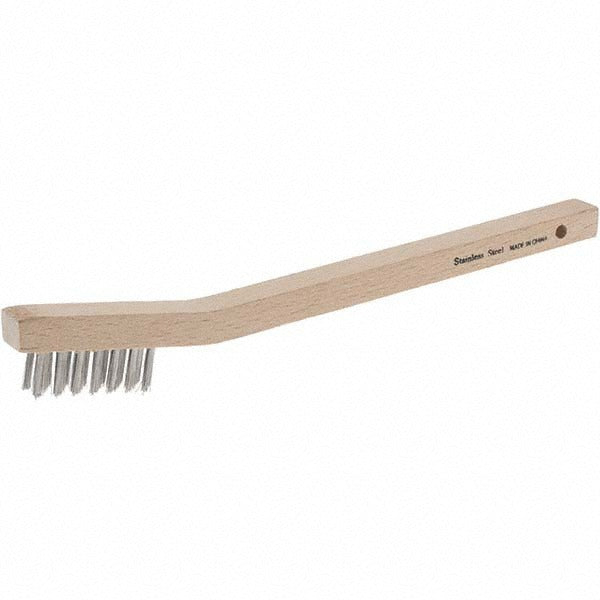 WEILER Weiler 99088 Stainless Steel Scratch Brush 3 Row 7 Col