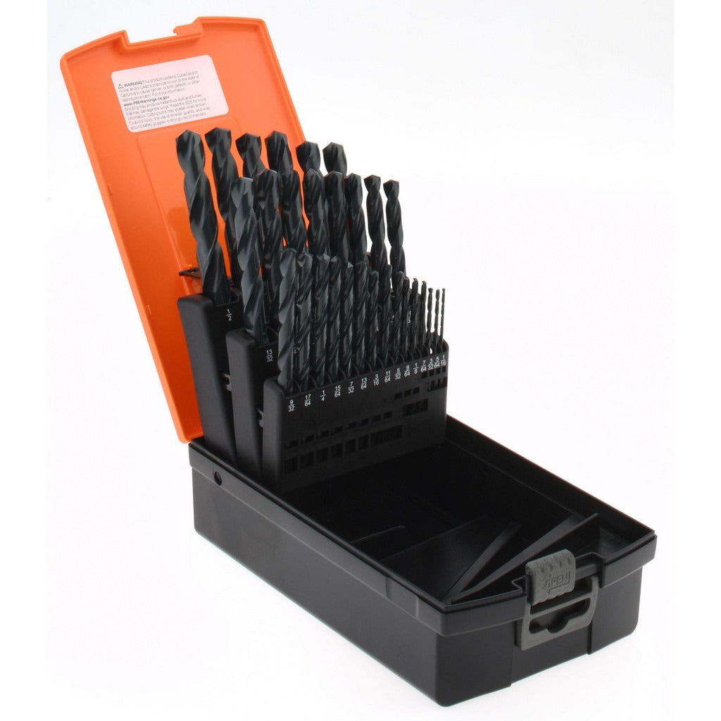 HERTEL Hertel 02500122 Jobber Length Drill Bit Set 29 Pc Hss