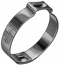 OETIKER Oetiker 15500038-100 1-ear Clamp 2-5/16 in Stainless Steel
