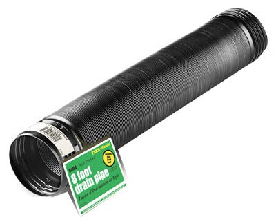AMERIMAX Amerimax Home Products 54021 Solid Flex Drain Pipe 4x8 Ft