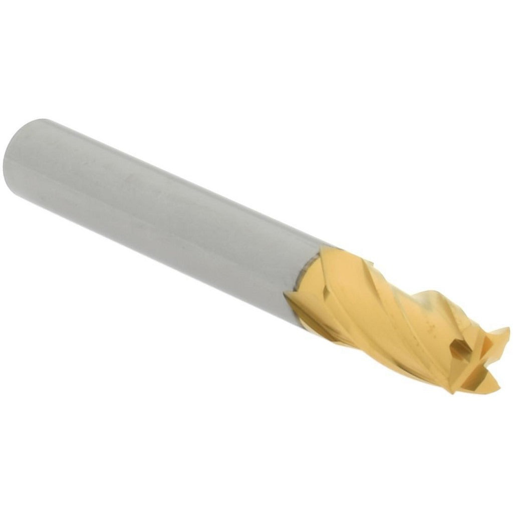 HERTEL Hertel 750382 Square End Mill 1/4 in 4 Flute Carbide Tin