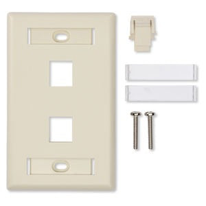 BELDEN Belden AX103924 3-Port Faceplate Single Gang (Each)