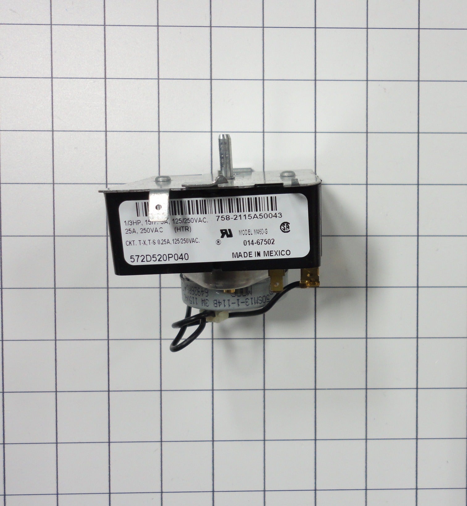 GENERAL ELECTRIC General Electric WE4M383 Dryer Timer Electric 1 Pack AP3995008