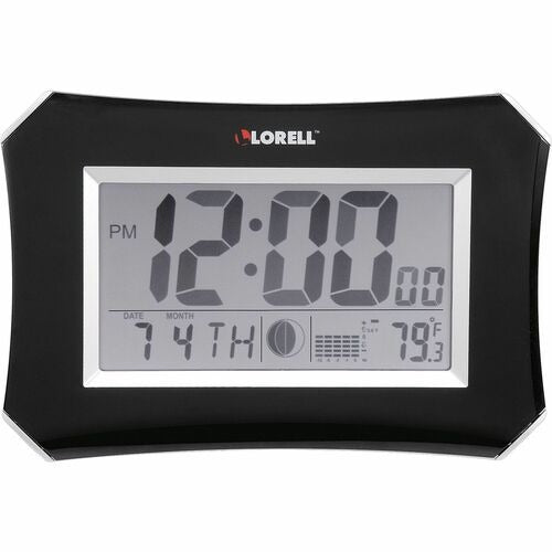 LORELL Lorell LLR60998 10 Inch Silver Lcd Wall Alarm Clock