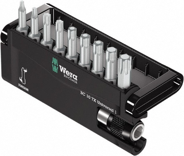 WERA Wera 05056164001 Torx Insert Bit Set 10 Piece T-8 to T-40