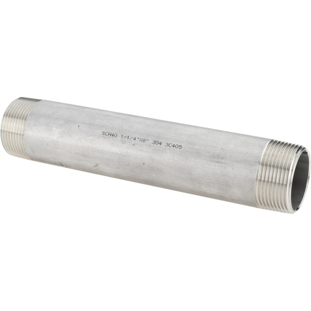 VALUE COLLECTION Value Collection 4BN11/4X8 Ss Pipe Nipple Sch 40 Npt