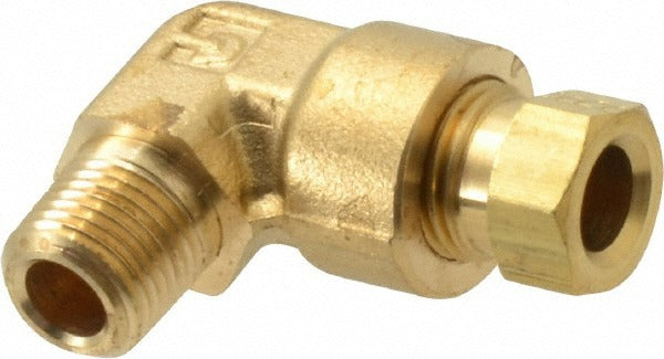 PARKER Parker 169HD-4-2 Compression Male Elbow 1/8 in Mnpt Brass