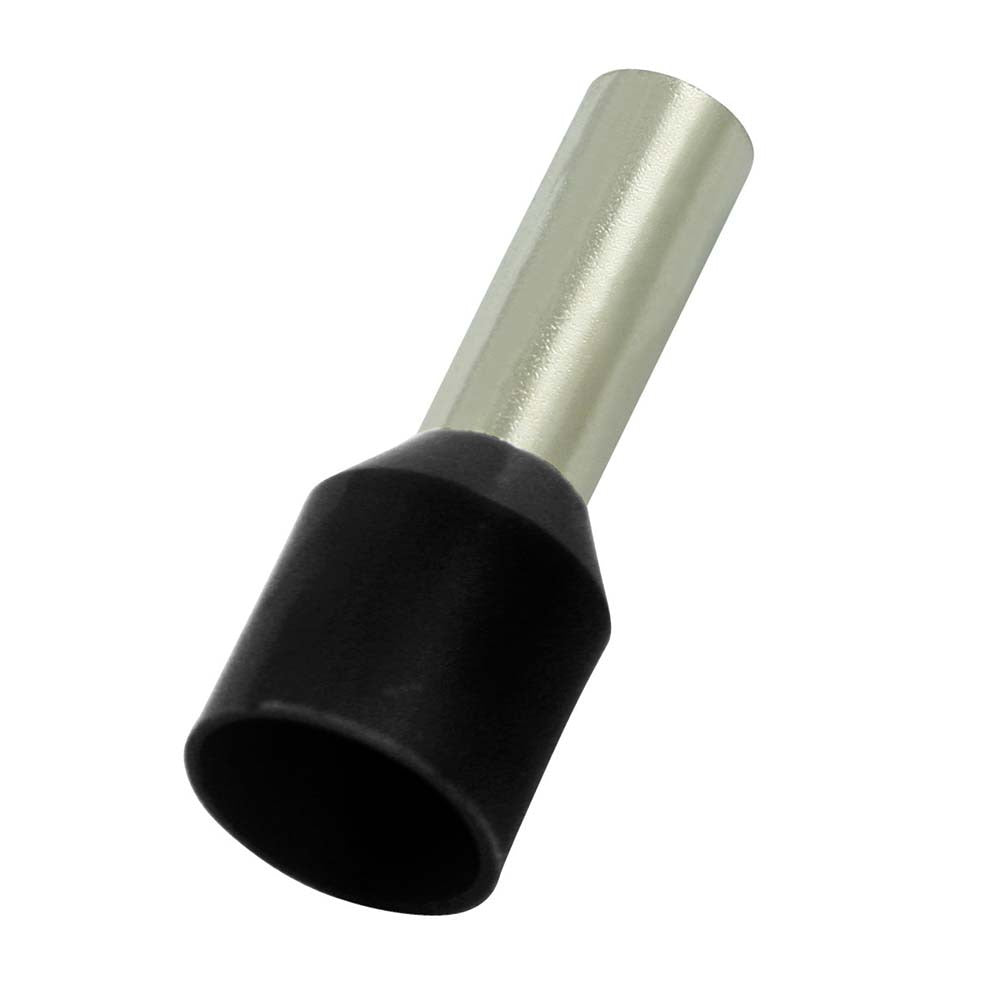 VALUE COLLECTION Value Collection E6012-BLACK Wire Ferrules 10 Awg 100-pack