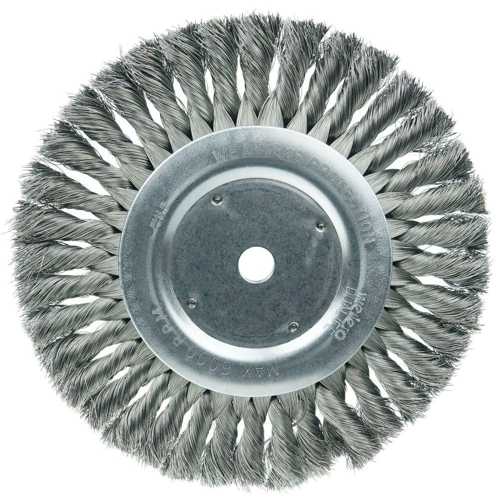 WEILER Weiler 08125 Wheel Brush (8 in Dia x 5/8 in Face)