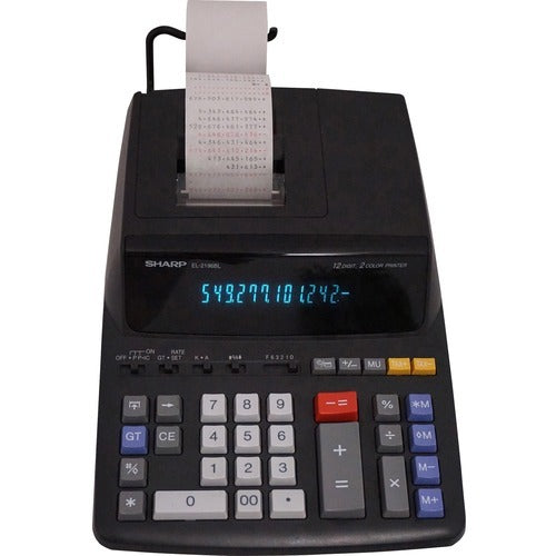 SHARP Sharp SHREL2196BL 12-digit Desktop Printing Calculator