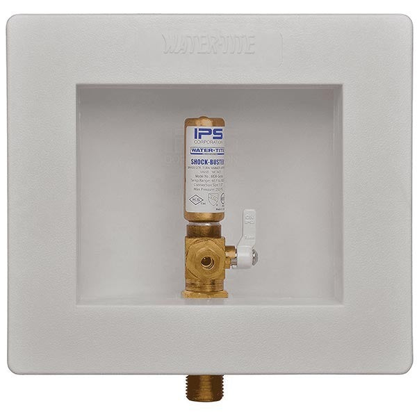 IPS IPS 87980 Ice Maker Supply Box Brass Quarter-Turn Valve PEX Connection